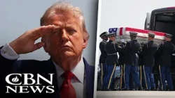 Trump Honors Fallen Troops at Dover, Warns Iran, Then Heads to Georgia Rally