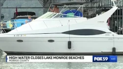 High water levels affecting Fourth of July plans at Lake Monroe