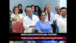 MINISTRJA SPAHIU NË SPITALIN RAJONAL TË SHKODRËS