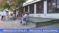 Megújuló épület – megújult kisszínpad