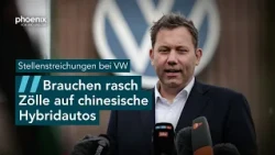 Pressekonferenz mit Lars Klingbeil, Olaf Lies und Daniela Cavallo (Betriebsratchefin VW) | 17.09.26