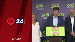 Tlačová beseda strany SaS o aktuálnych témach (13.8.2026)