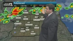 High heat soon to relax as rounds of storms arrive