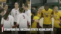 No. 8 Stanford vs. No. 12 Arizona State | Full Match Highlights | ESPN College Volleyball