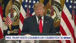 President Trump: "We're giving a man the death penalty...through firing squad. He deserves it."