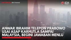 Anwar Ibrahim Telepon Prabowo usai Asap Karhutla Sampai Malaysia, Begini Jawaban Menlu | IDXC UPDATE