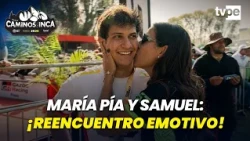 María Pía Copello reunites with Samuel Dyer Jr. and he promises to win Caminos del Inca!