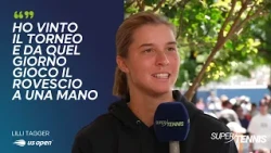 Lily Tagger and the one-handed backhand born from a bet | US Open 2026