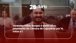 Councilman Fábio Borges elected new president of the Cajazeiras City Council by 14 votes to 1