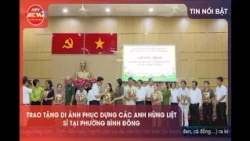 RESTORED PORTRAITS OF FALLEN HEROES PRESENTED IN BINH DONG WARD