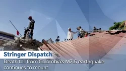 Stringer Dispatch: Death toll from Colombia's M7.5 earthquake continues to mount