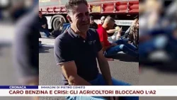 NEWS. FUEL PRICES AND CRISIS: FARMERS BLOCK THE A2
