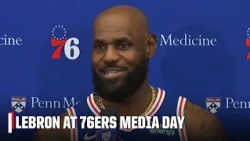 LeBron reveals details on choosing the 76ers 🏀 [FULL MEDIA DAY PRESS CONFERENCE] | NBA on ESPN