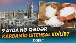 2026-cı ilin yanvar-sentyabr aylarında karbamid istehsalı barədə rəqəmlər açıqlanıb - Baku TV