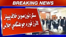 Sukkur: Nawan Suban Khilaaf Peoples Lawyers Forum Jo Hungami Ijlas, Ehtijaji Rally, Nairabazi