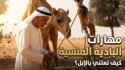 كيف يعتني البدوي بالإبل؟ لقطات من قلب الصحراء