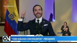 President announces measures against armed groups and offers apologies