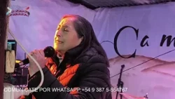 Laura Serrano también dijo presente en el homenaje de Campo Quijano a todo Folklor a los maestros