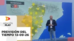 Weather forecast for Sunday, September 13, 2026