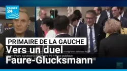 Présidentielle 2027 : vers un duel Faure-Glucksmann à la primaire de la gauche • FRANCE 24