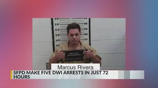 Santa Fe Police make 5 DWI arrests Thursday night through Saturday morning