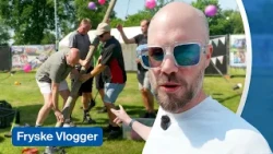 De handen uit de mouwen als vrijwilliger voor de Rabobank en Hoekstra Transport | Fryske Vlogger