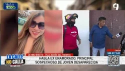 Main suspect in young woman's disappearance in VMT speaks out