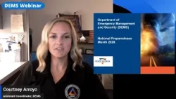 National Preparedness Month: DEMS September 2026 Webinar