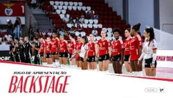 Backstage | #VóleiBenficaFem 3-0 PV Colégio Efanor | Jogo de Apresentação
