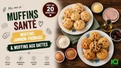 Mix-moi ça: Muffins Santé | Muffins Jambon-Fromage & Muffins aux Dattes