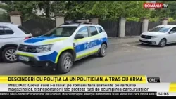 Un consilier PNL a tras cu o armă de vânătoare în timp ce polițiștii îi percheziționau domiciliul