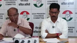 Goan Reporter:: Congress Leaders addressed media on Smart City Projects issue