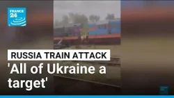 Russian strike on train "terror knocking on EU's door' • FRANCE 24 English