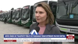 NOVOS ÔNIBUS DO TRANSPORTE PÚBLICO DE PARANAGUÁ FORAM ENTREGUES HOJE EM CURITIBA