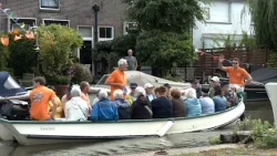 Vaartocht langs de bedrijvigheid van Katwijk aan den Rijn