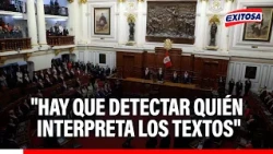 🔴🔵César Delgado-Guembes asserts that it must be identified who in Congress interprets the Constit...
