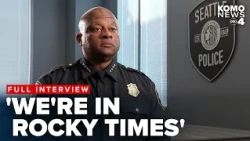 Seattle Interim Chief talks "rocky" time at SPD, Bite of Seattle killer not in custody