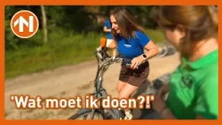 Maakt presentatrice Femke brokken met speciale loopbandfiets? | Rondje Zummer