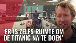 Daan vaart klanten zelf over het IJ tijdens ov-staking