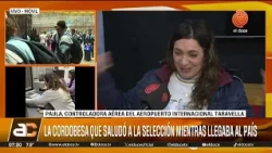 The air traffic controller who WELCOMED the ARGENTINE NATIONAL TEAM, world runners-up