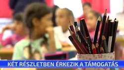 Két részletben érkezik a támogatás