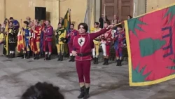 Gli sbandieratori di Arezzo a Laterina Medievale