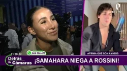 Samahara Lobatón rules out a relationship with Renato Rossini Jr.: "We have nothing beyond a frie...