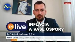 Matej Dobiš: Inflácia klesla na 3,3% | TN live