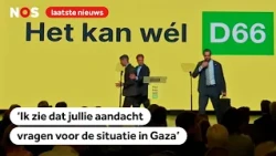 Rob Jetten removed from stage by security during speech at D66 congress