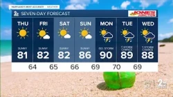 WMAR-2 News Dylan Robichaud Wednesday night weather