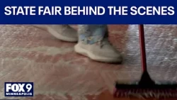 What does the State Fair overnight clean-up look like?