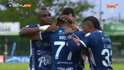 WHAT A GOAL BY MISAEL MARTÍNEZ! The Alianza Valledupar player scores the 2-2 equalizer against Bu...