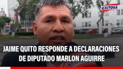 🔴🔵 Jaime Quito le responde a Marlon Aguirre: “Democracia no es la posición de una persona”
