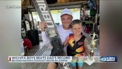 Kansas boy breaks national water‑ski jump record, topping his dad’s mark